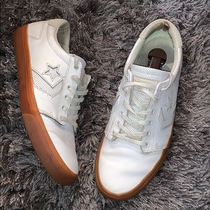 Converse White Leather 10.5